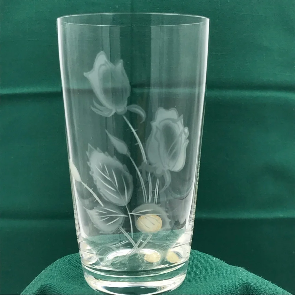 Vintage Rosenthal Etched Glass Set of Glasses